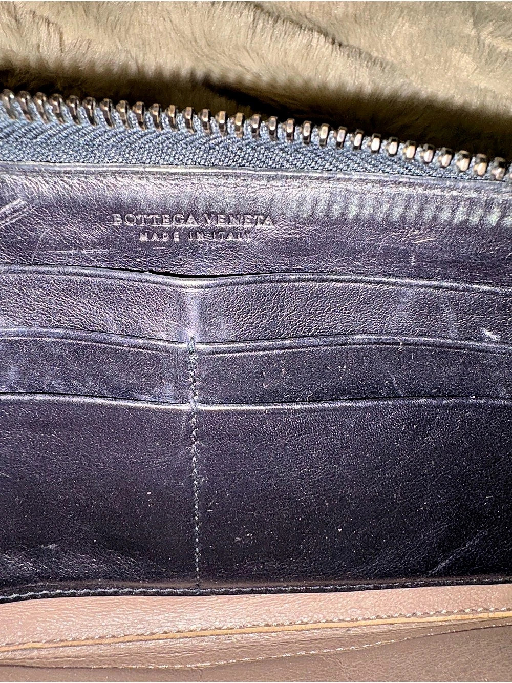 Bottega Veneta Intrecciato Zip-Around Long Wallet Black - Picture 8 of 14
